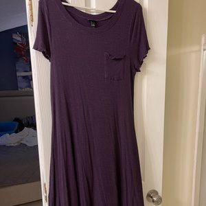 Torrid 1x T-shirt purple dress